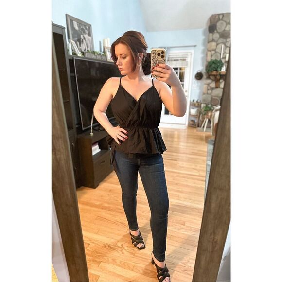 Shein Curve Wrap Top - Picture 8 of 12